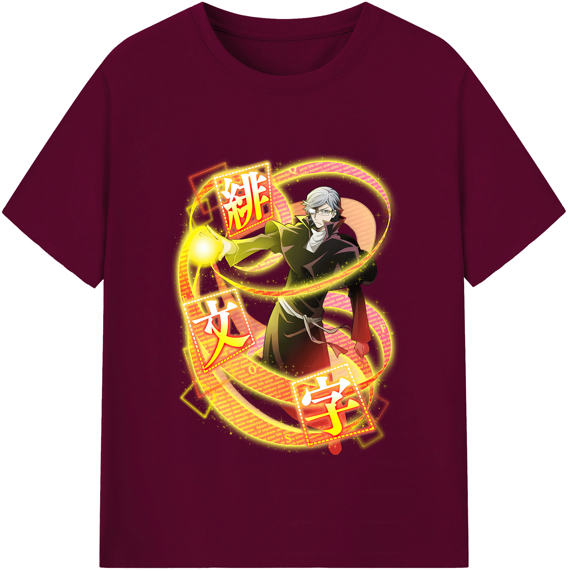 （画像用） 文豪ストレイドッグス Bungo Stray Dogs レディースカジュアルプリントTシャツ（綿100％）